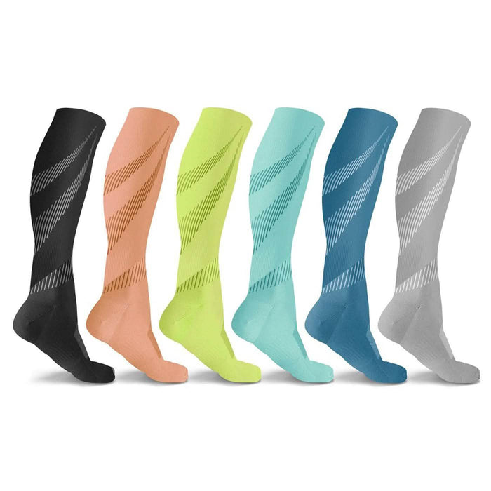 6-Pairs: DCF Elite Lightweight Compression Socks by DailySale