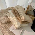 6-Pairs: Thick & Warm Cream Color Sock by DailySale