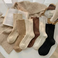 6-Pairs: Thick & Warm Cream Color Sock by DailySale