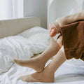6-Pairs: Thick & Warm Cream Color Sock by DailySale