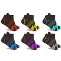 6-Pairs: Ultra V-Striped Ankle Compression Socks by DailySale