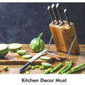 6-Piece: Aicok German Stainless Steel Kitchen Knife Set by DailySale