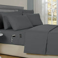 6-Piece: Bamboo Smart Sheet Set With Storage Pocket by DailySale