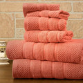 6-Piece Bibb Home Absorbent 100% Egyptian Cotton Towel Set by DailySale