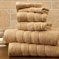 6-Piece Bibb Home Absorbent 100% Egyptian Cotton Towel Set by DailySale