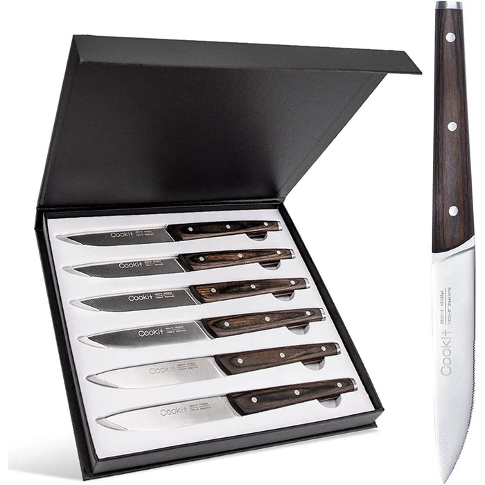 6-Piece: Cookit Steak Knife Set by DailySale