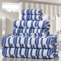 6-Piece: CP Stratus Stripe Quick Dry Towel Set by DailySale