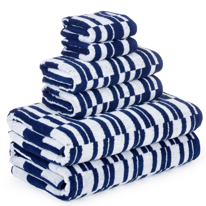 6-Piece: CP Stratus Stripe Quick Dry Towel Set by DailySale