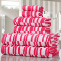 6-Piece: CP Stratus Stripe Quick Dry Towel Set by DailySale