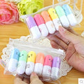 6-Piece: Cute Pill Shape Mini Highlighter Marker by DailySale