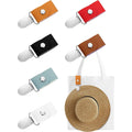 6-Piece: Hat Clip for Summer Travel on Bag Luggage PU Leather Hat by DailySale