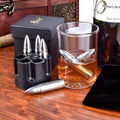 6-Piece Set: Whiskey Bullets Stainless Steel with Base by DailySale