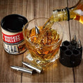 6-Piece Set: Whiskey Bullets Stainless Steel with Base by DailySale