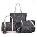 6-Piece Set: Women's Shoulder Bags Luxury Totes by DailySale