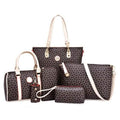 6-Piece Set: Women's Shoulder Bags Luxury Totes by DailySale