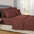 6-Piece: Solid with Side Pockets Sheet Set in Full by DailySale