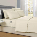 6-Piece: Solid with Side Pockets Sheet Set in Full by DailySale