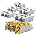 6-Piece: Stainless Steel Taco Holders by DailySale