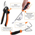 6-Piece: Tacklife Stainless Steel Heavy Duty Garden Tools Set by DailySale