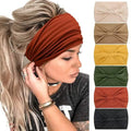 6-Piece: Wide Boho Bandeau Head Bands for Women by DailySale