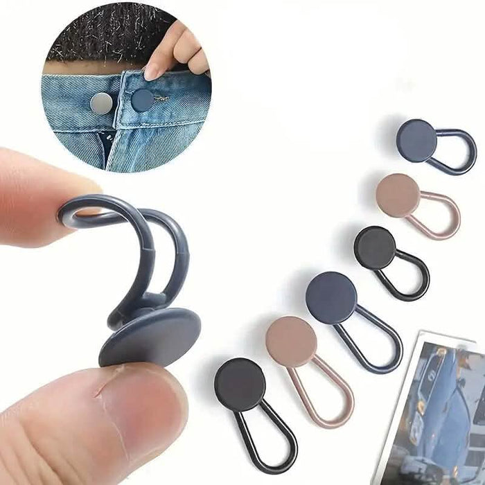 6-Pieces: Durable Waistband Expanders for Jeans by DailySale