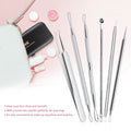 6-Pieces Set: Blackhead Remover Comedones Extractor Acne Removal Kit by DailySale