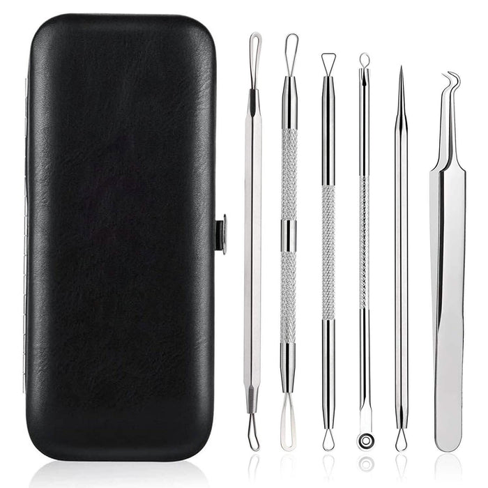 6-Pieces Set: Blackhead Remover Comedones Extractor Acne Removal Kit by DailySale