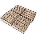 6-Pieces Set: Foldable Underwear Organizer Divider Container by DailySale