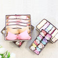 6-Pieces Set: Foldable Underwear Organizer Divider Container by DailySale