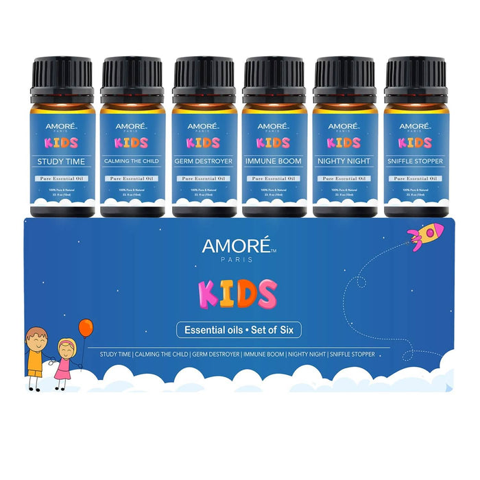 6-Pieces Set: Natural Aromatherapy Kids Safe Essential Oils Starter Set by DailySale