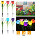 6-Pieces: Solar Garden Tulip Flower Lights by DailySale