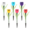 6-Pieces: Solar Garden Tulip Flower Lights by DailySale