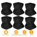 6-Pieces: Summer Neck Gaiter UV Sunscreen Protection Face Mask by DailySale
