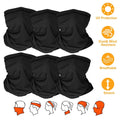 6-Pieces: Summer Neck Gaiter UV Sunscreen Protection Face Mask by DailySale