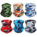 6-Pieces: Summer Neck Gaiter UV Sunscreen Protection Face Mask Scarf by DailySale