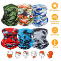 6-Pieces: Summer Neck Gaiter UV Sunscreen Protection Face Mask Scarf by DailySale
