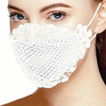 6-Pieces: Women's Printed Multicolor Lace Mask by DailySale