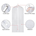 6-Pieces: Zilink Clear Garment Bag Dress Bags by DailySale