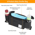 6-Pockets Baby Trolley Bag with Cup Holder by DailySale