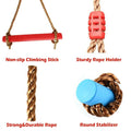 6 Rungs Swing Climbing Rope Ladder Hang for Children Playground Exercise by DailySale
