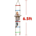 6 Rungs Swing Climbing Rope Ladder Hang for Children Playground Exercise by DailySale