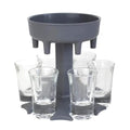 6 Shot Glass Dispenser and Holder by DailySale