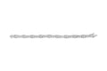 14K White Gold 2-1/2 Cttw Round-Brilliant & Baguette Cut Diamond 7" Alternating Flared Links Tennis Bracelet (H-I Color, SI1-SI2 Clarity) by Bids.com