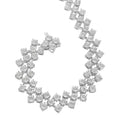 .925 Sterling Silver 1.0 cttw Miracle-Set Round Diamond "Zig Zag" Link Bracelet (I-J Color, I3 Clarity) -7.25 by Bids.com