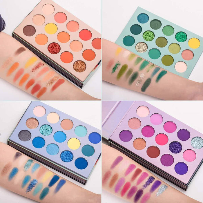 60 Colors Eyeshadow Palette 4-in-1 Color Board Makeup Palette Set by DailySale