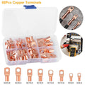 60-Piece: Battery Bare Copper Ring Lug Terminals by DailySale