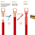 60-Piece: Battery Bare Copper Ring Lug Terminals by DailySale