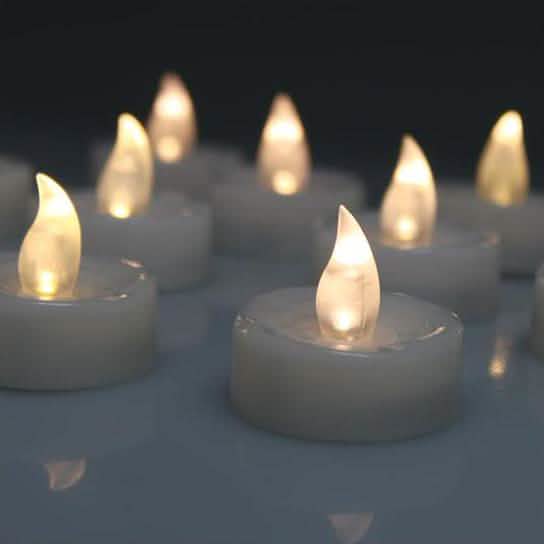 60-Piece: Warm White LED Light Wedding Party Flameless Candle by DailySale