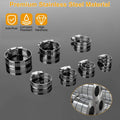 60-Pieces: Hose Clamp Stainless Steel Adjustable Worm Gear by DailySale