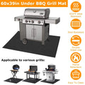 60 x 39" Under Grill Mat Folding Oil Absorbent Reusable Water Resistant by DailySale